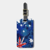 Étiquette À Bagage l'australie (Devant Vertical)