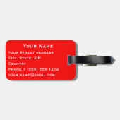 Étiquette À Bagage L'autobus de Londres (Dos horizontal)