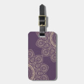 Étiquette À Bagage Lavender Tulips (Devant Vertical)