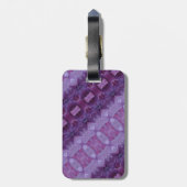 Étiquette À Bagage Lavenders Ikat Zen (Dos Vertical)