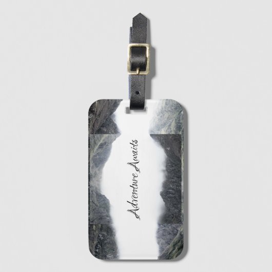 Étiquette À Bagage L'aventure attend (Devant Vertical)