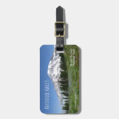 Étiquette À Bagage L'aventure attend (le Mt plus pluvieux) (Devant Vertical)