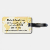 Étiquette À Bagage L'aventure attend l'étiquette de bagage (Dos horizontal)