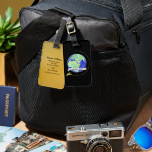 Étiquette À Bagage L'aventure commence dans le monde du voyage