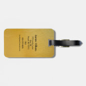 Étiquette À Bagage L'aventure commence dans le monde du voyage (Dos horizontal)