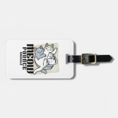 Étiquette À Bagage Laze Furr Days - Cute Lazy Cats Design (Devant horizontal)