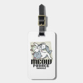 Étiquette À Bagage Laze Furr Days - Cute Lazy Cats Design (Devant Vertical)