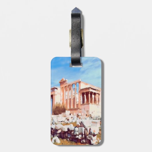 Étiquette À Bagage ldp Athènes - Acropole - Cecropie (Dos Vertical)