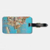 Étiquette À Bagage ldp ATRANI - Côte d'Amalfi - (Dos horizontal)