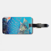 Étiquette À Bagage ldp PÈRE NOËL CATALINA Island - Californie - port (Dos horizontal)