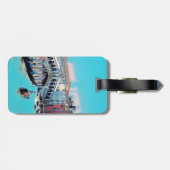 Étiquette À Bagage ldp VENICE - gondolas - rialto - (Dos horizontal)