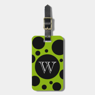 ÉTIQUETTE À BAGAGE LE BAGAGE CHIC /BAG TAG_BLACK BOUILLONNE SUR LE