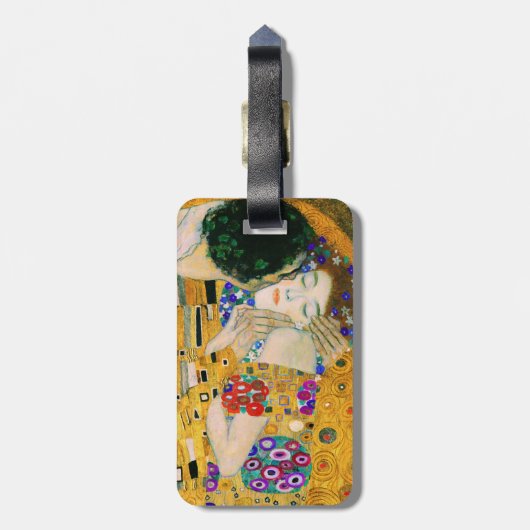 Étiquette À Bagage Le Baiser de Gustav Klimt (Dos Vertical)