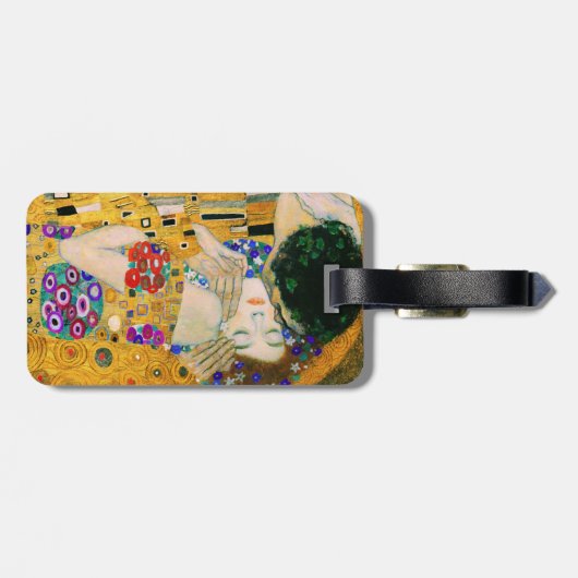 Étiquette À Bagage Le Baiser de Gustav Klimt (Dos horizontal)