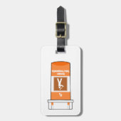 Étiquette À Bagage Le baseball est ma drogue (Devant Vertical)