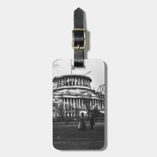 Étiquette À Bagage Le bâtiment de capitol dans DC de Washington (Devant Vertical)