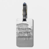 Étiquette À Bagage Le bâtiment de capitol dans DC de Washington (Dos Vertical)