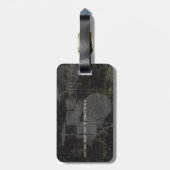 Étiquette À Bagage le batteur du groupe voyage (Dos Vertical)