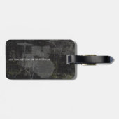 Étiquette À Bagage le batteur du groupe voyage (Dos horizontal)