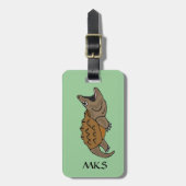 Étiquette À Bagage Le BH étiquette de bagage de tortue de rupture (Devant Vertical)