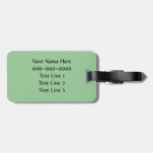 Étiquette À Bagage Le BH étiquette de bagage de tortue de rupture (Dos horizontal)