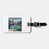 Étiquette À Bagage Le café rend cette course possible (Devant horizontal)