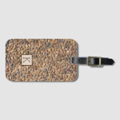 Étiquette À Bagage Le caillou de nature lapide la photo avec le (Devant Horizontal)