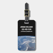 Étiquette À Bagage Le canal de Panama. (Devant Vertical)