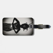 Étiquette À Bagage le carnaval est un b*** (Dos horizontal)