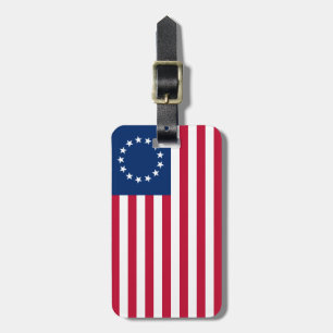 Étiquette À Bagage Le Cercle d'étoiles, Drapeau américain par Betsy R