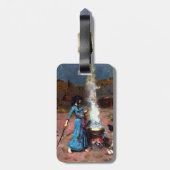 Étiquette À Bagage Le cercle magique John William WaterHouse (Dos Vertical)