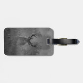 Étiquette À Bagage Le Cerf Dans La Mist (Dos horizontal)