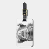 Étiquette À Bagage Le chameau embrasse la photo de plan rapproché (Devant Vertical)