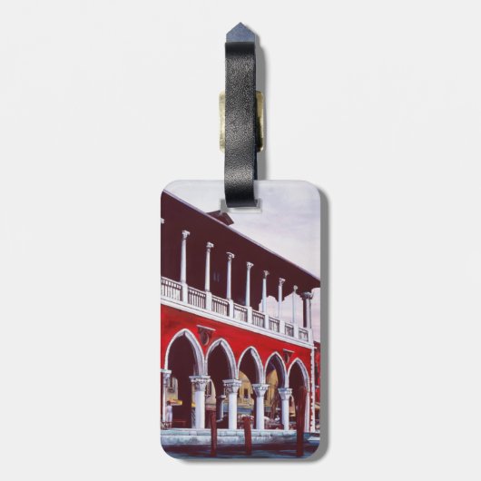 Étiquette À Bagage Le charme vénitien (Dos Vertical)