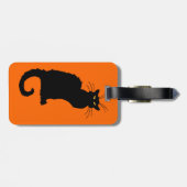 Étiquette À Bagage Le Chat Noir (Dos horizontal)