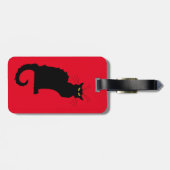 Étiquette À Bagage Le Chat Noir (Dos horizontal)