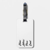 Étiquette À Bagage Le chêne d'Edvard Munch (Dos Vertical)