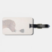 Étiquette À Bagage Le Chien Au Vin 2 (Dos horizontal)