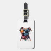 Étiquette À Bagage Le chien le plus cool du monde (Devant Vertical)