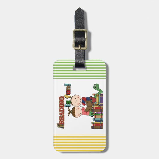 Étiquette À Bagage Le chiffre lecture de bâton d'enfants est (Devant Vertical)