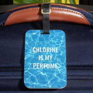 Étiquette À Bagage Le Chlorine Est Mon Parfum