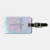 Étiquette À Bagage Le chrome aiment le caducée de RN dans le style de (Devant horizontal)