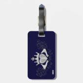 Étiquette À Bagage Le Claddagh (Argent) (Dos Vertical)