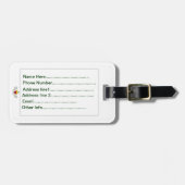 Étiquette À Bagage Le Claddagh (couleur complète) (Devant horizontal)