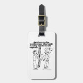 Étiquette À Bagage Le Clarinet de la contrebande fait exploser les zo (Devant Vertical)