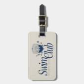 Étiquette À Bagage Le Club de natation White Lotus (Devant Vertical)
