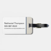 Étiquette À Bagage Le Club White Lotus Polo (Dos horizontal)