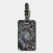 Étiquette À Bagage Le Coeur De Messier 74 (Devant Vertical)