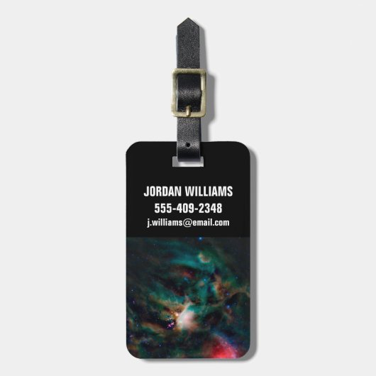 Étiquette À Bagage Le Complexe Nuageux De Rho Ophiuchi. (Devant Vertical)