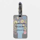 Étiquette À Bagage Le concept du mouvement (Dos Vertical)